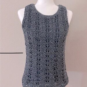 Jones New York Women’s Crochet Look Sleeveless Shirt